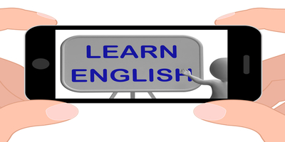 iphone that says learn english
