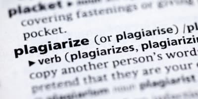 Closeup of the word