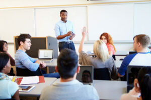 professor in class